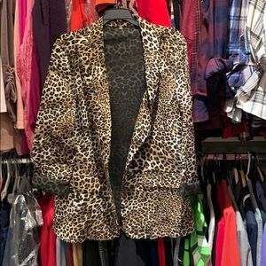 Animal print jacket